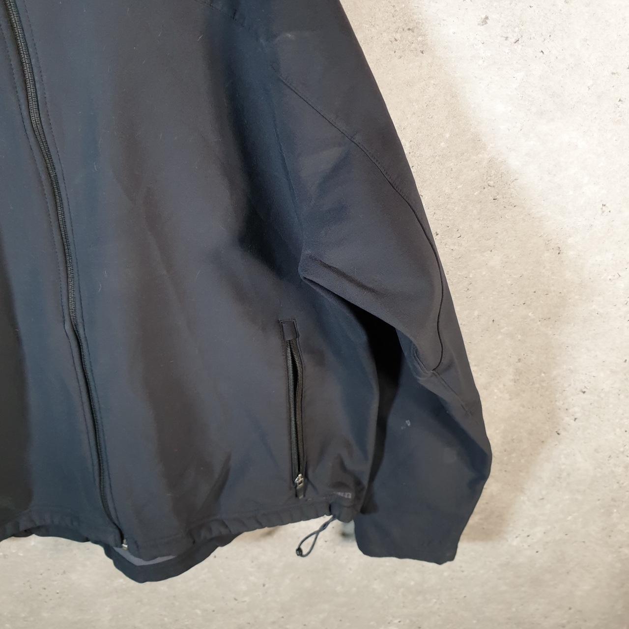 Vintage L.L. Bean Outdoors Nylon Jacket Mens XL Black Shell Soft Waterproof