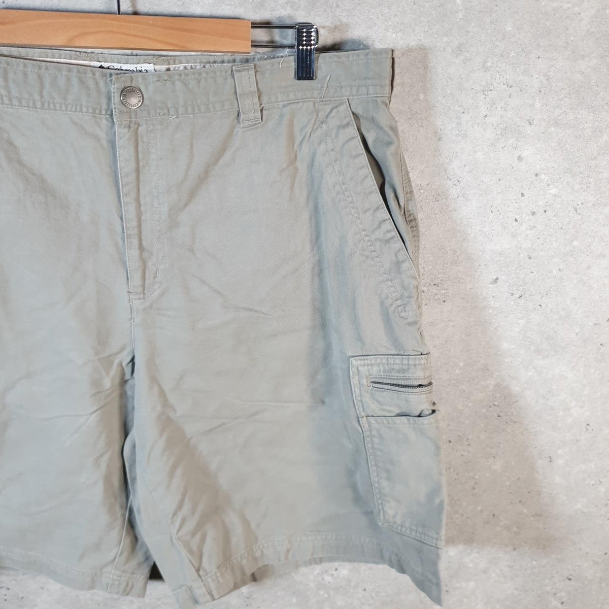 Vintage Columbia Carpenter Shorts Jorts Cargo Men’s W38 Brown Athletic Hiking Baggy