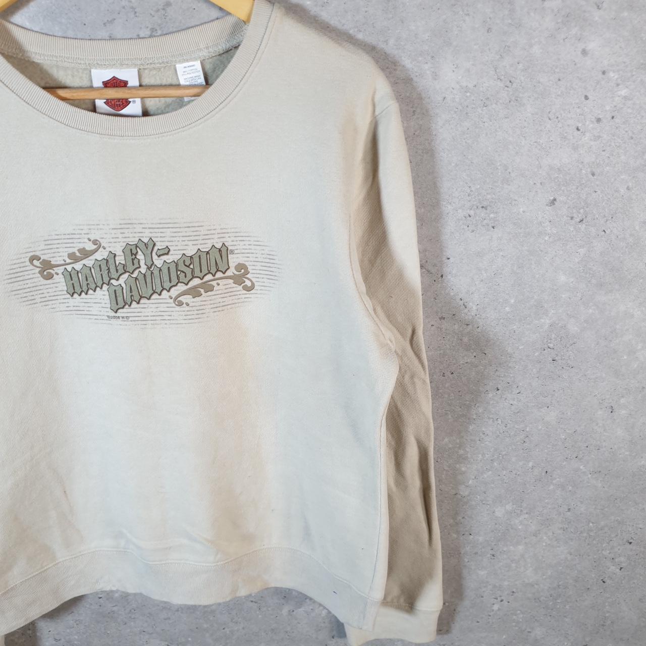 Vintage Harley Davidson Louisville Bluegrass 2006 Ky Sweatshirt Womens XL Brown