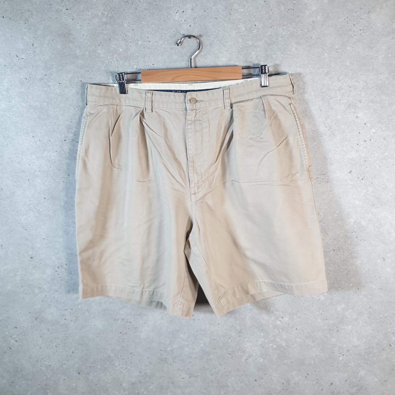 Vintage Ralph Lauren Polo Shorts Jorts Chino Cargo Men’s W38 Brown Baggy Cotton