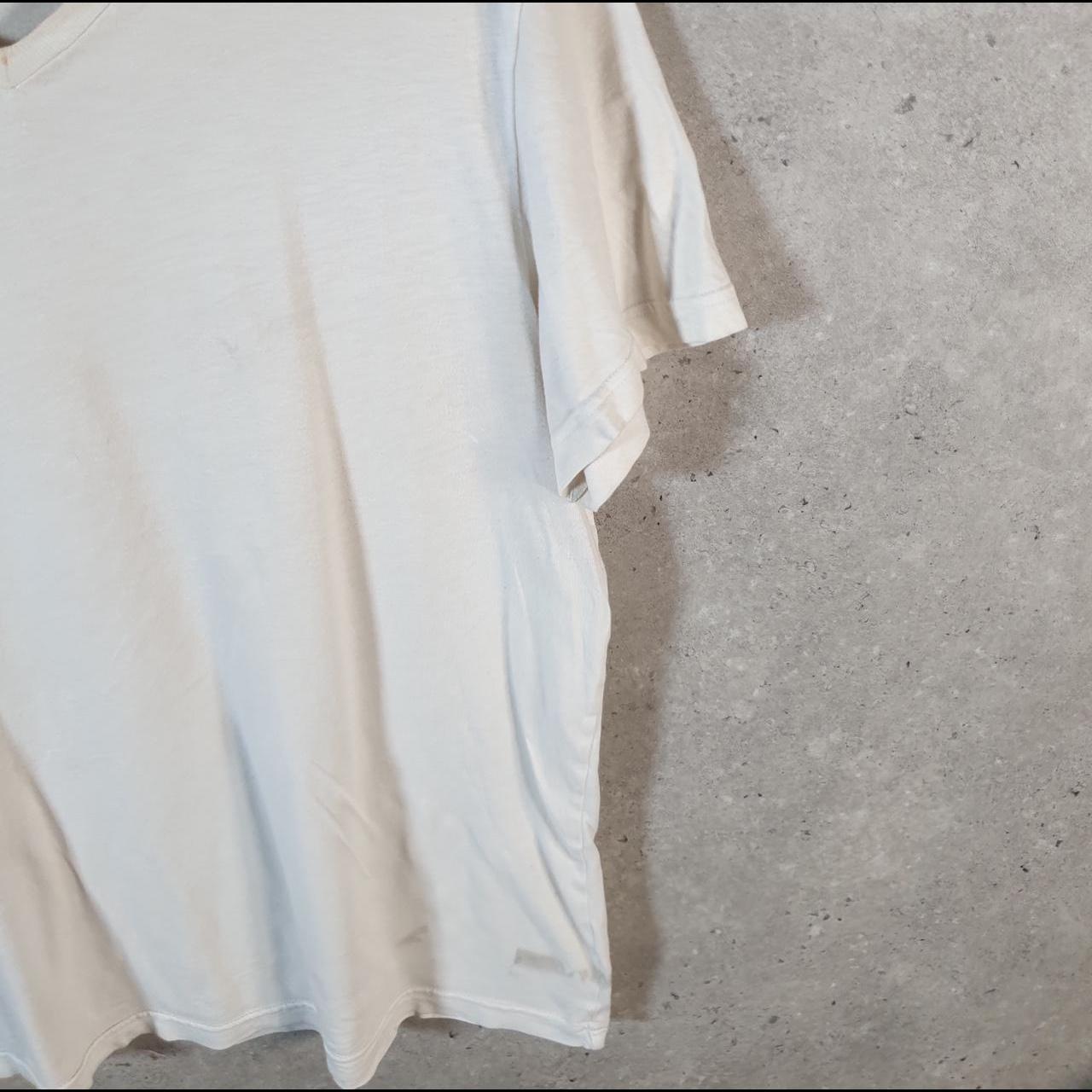 Vintage Tommy Hilfiger T Shirt Men’s Medium White Classic Fit Embroidered Logo