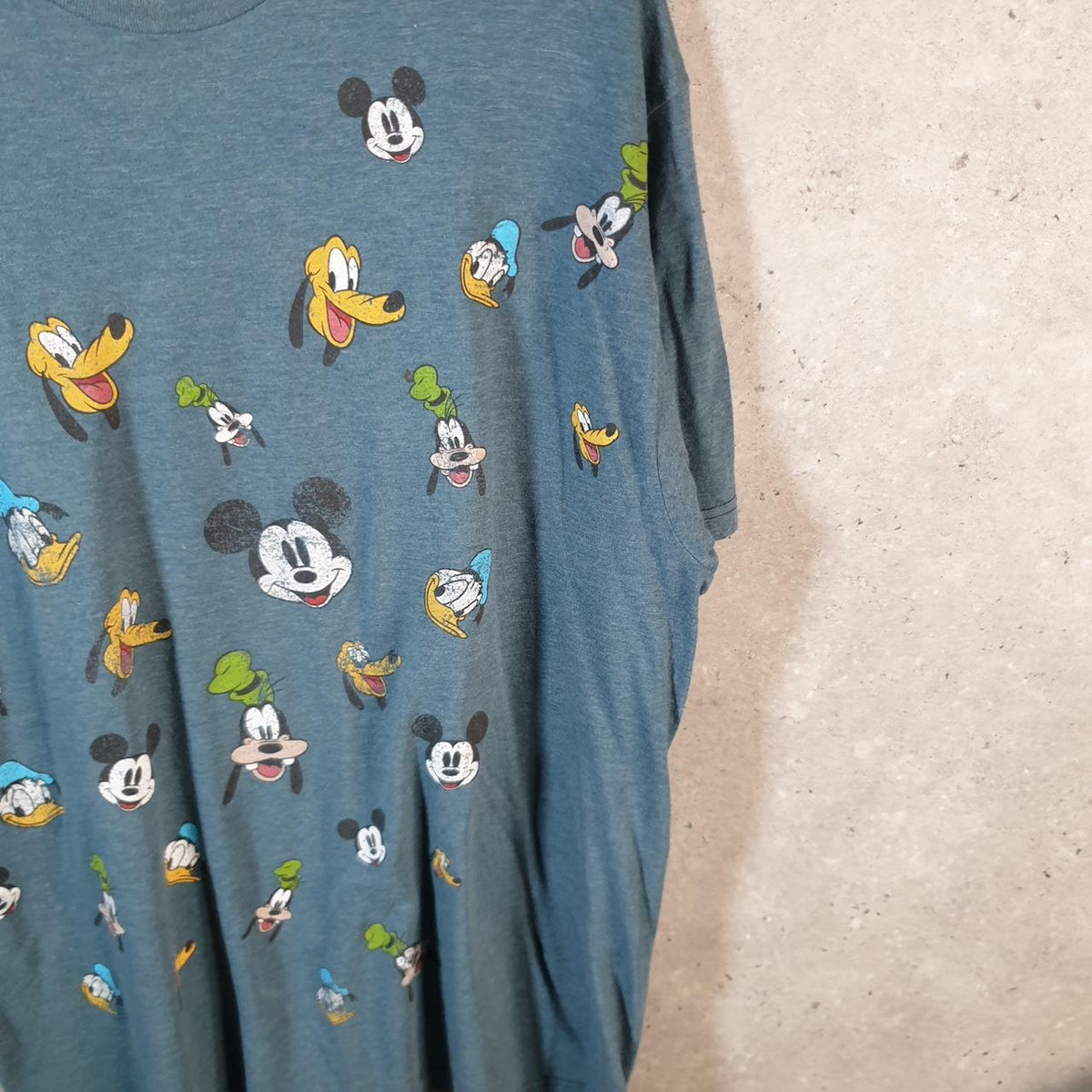 Vintage Disney Land Mickey Mouse T Shirt Men’s XL Blue Graphic Cartoon