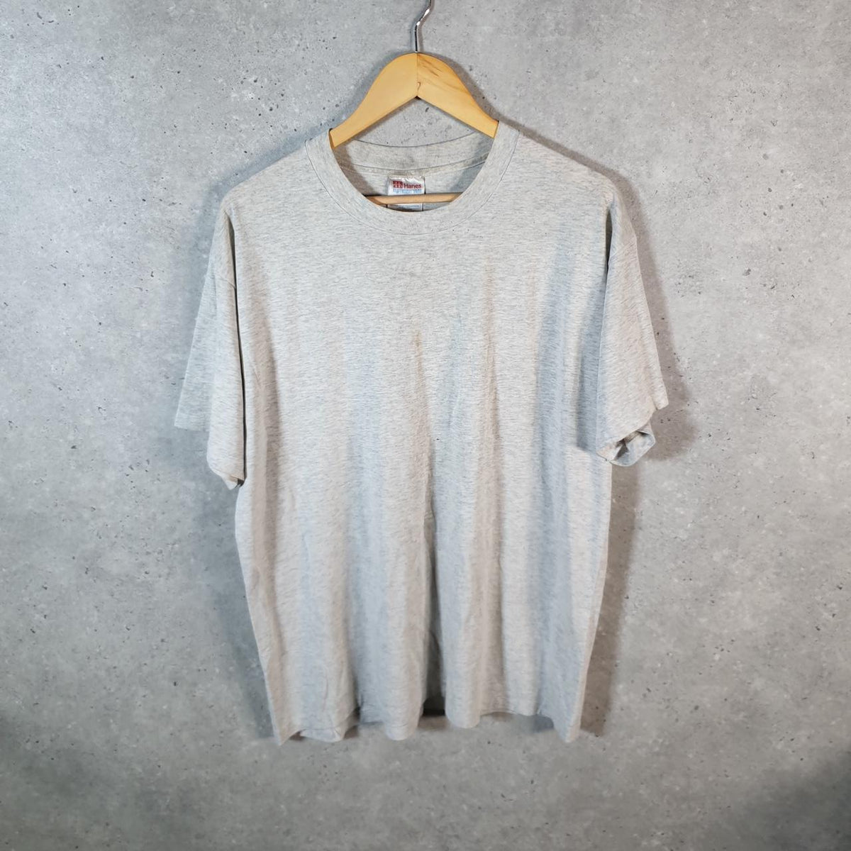 Vintage Hanes 50/50 Always Ready 1994 USA Single Stitch T Shirt Men’s Large Grey Big Fish Vintage