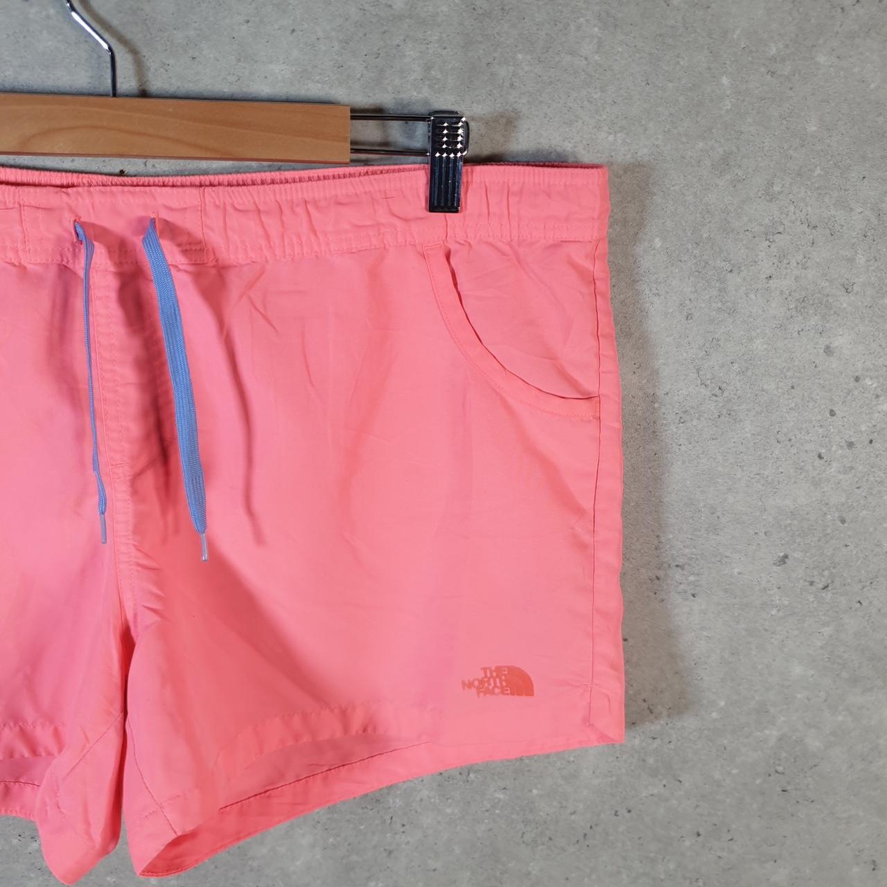 Vintage The North Face TNF Shorts Jorts Chino Cargo Womens Large Pink Baggy Cotton
