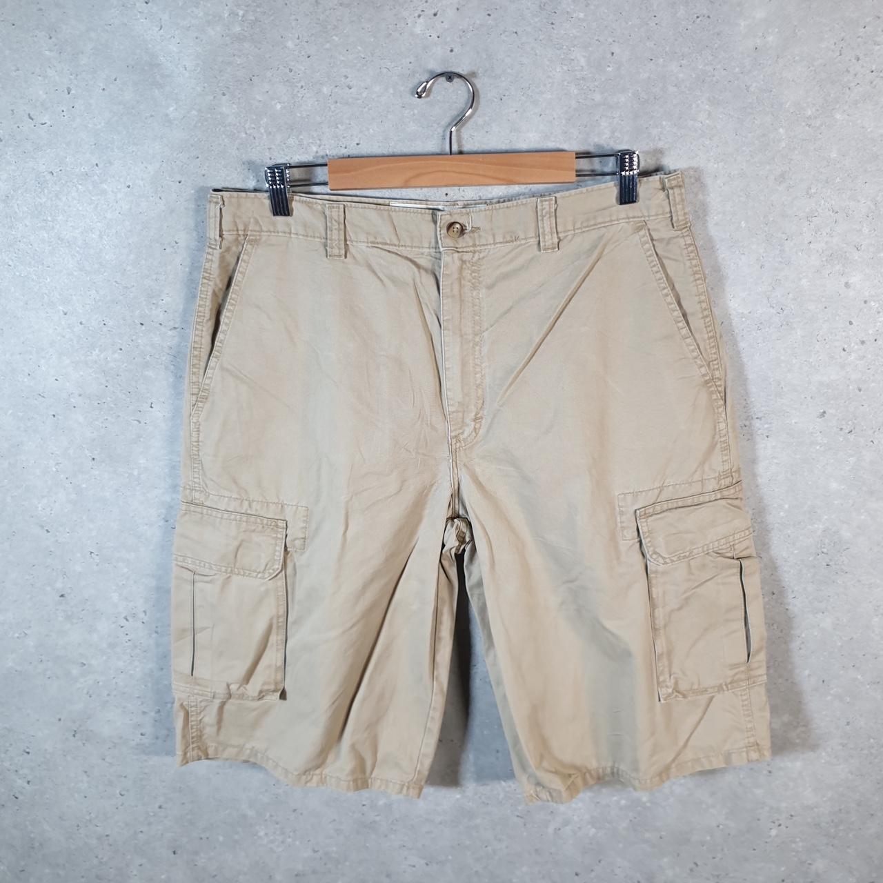 Vintage Dickies Baggy Chino Shorts Jorts Cargo Mens W34 Brown Loose Fit