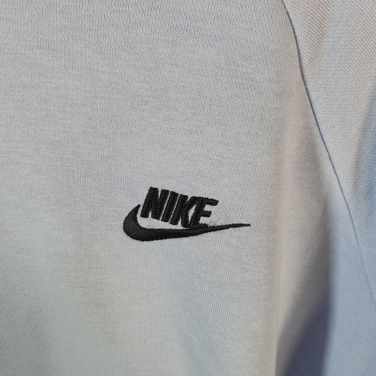 Vintage Nike Club Hoodie Womens 2XL Blue Swoosh Y2K Pullover Logo