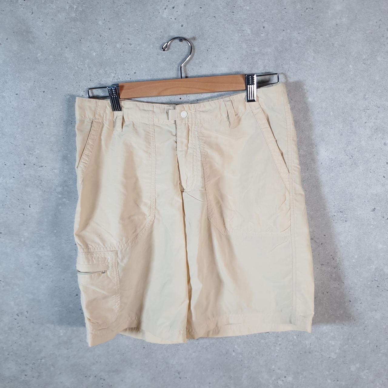 Vintage Patagonia Baggies Shorts Jorts Cargo Womens Medium Beige Baggy Cotton A4807
