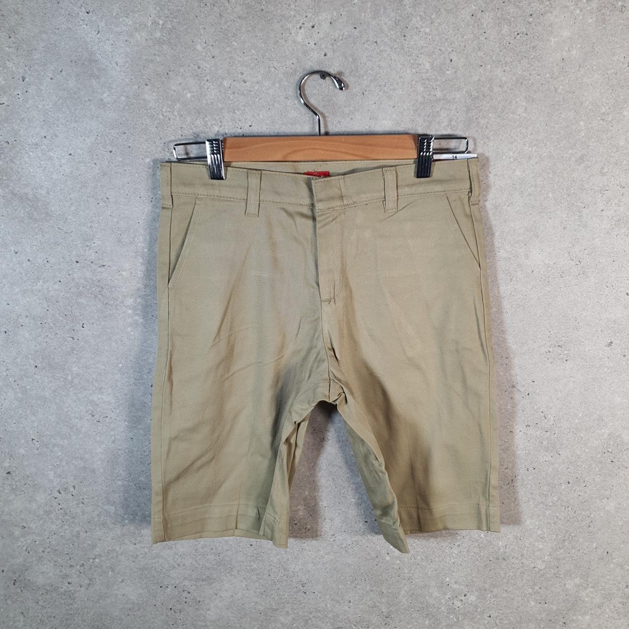 Vintage Dickies Baggy Chino Shorts Jorts Cargo Womens W28 Brown Classic Fit