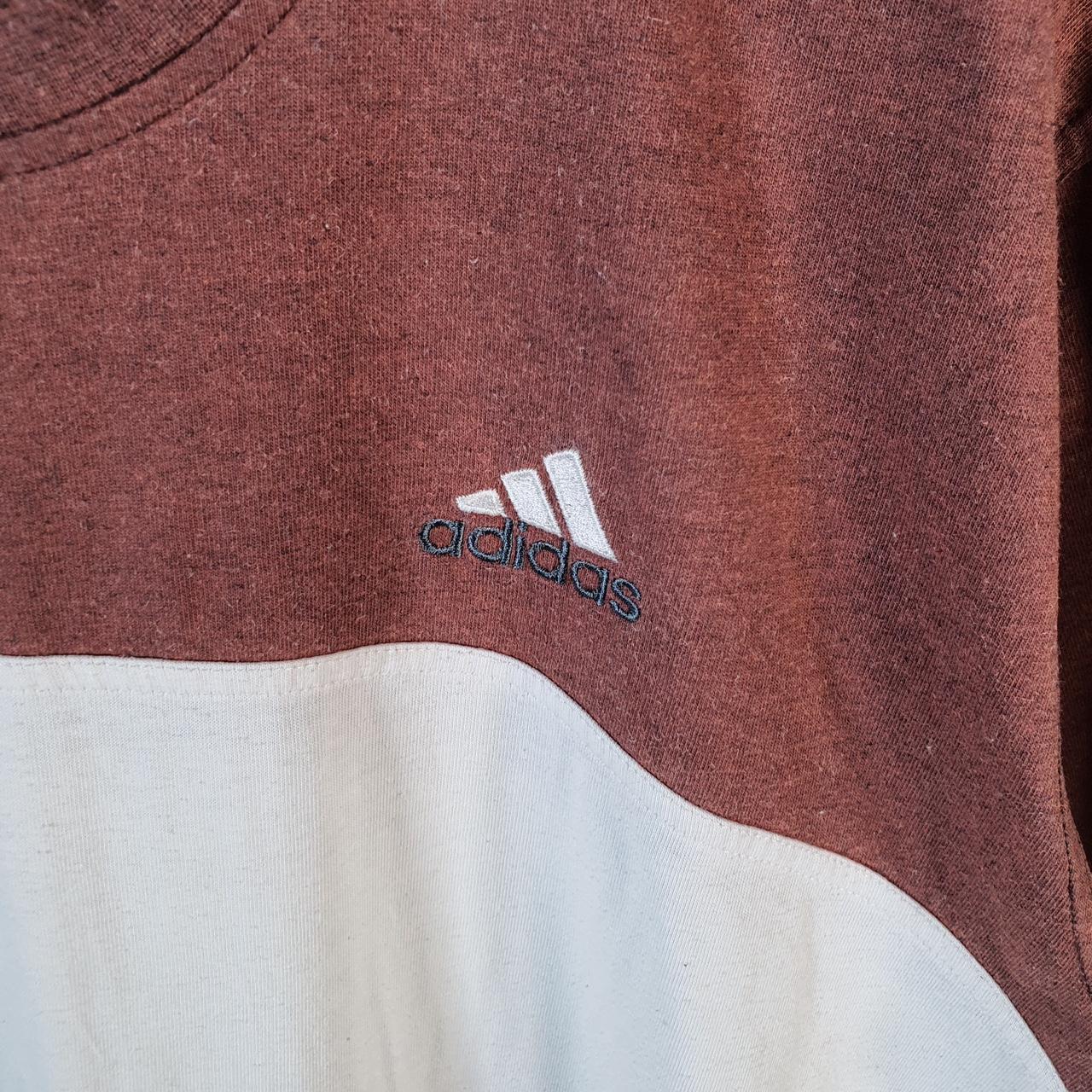 Vintage Adidas 90s T Shirt Men’s Large White Spellout Logo Athletic