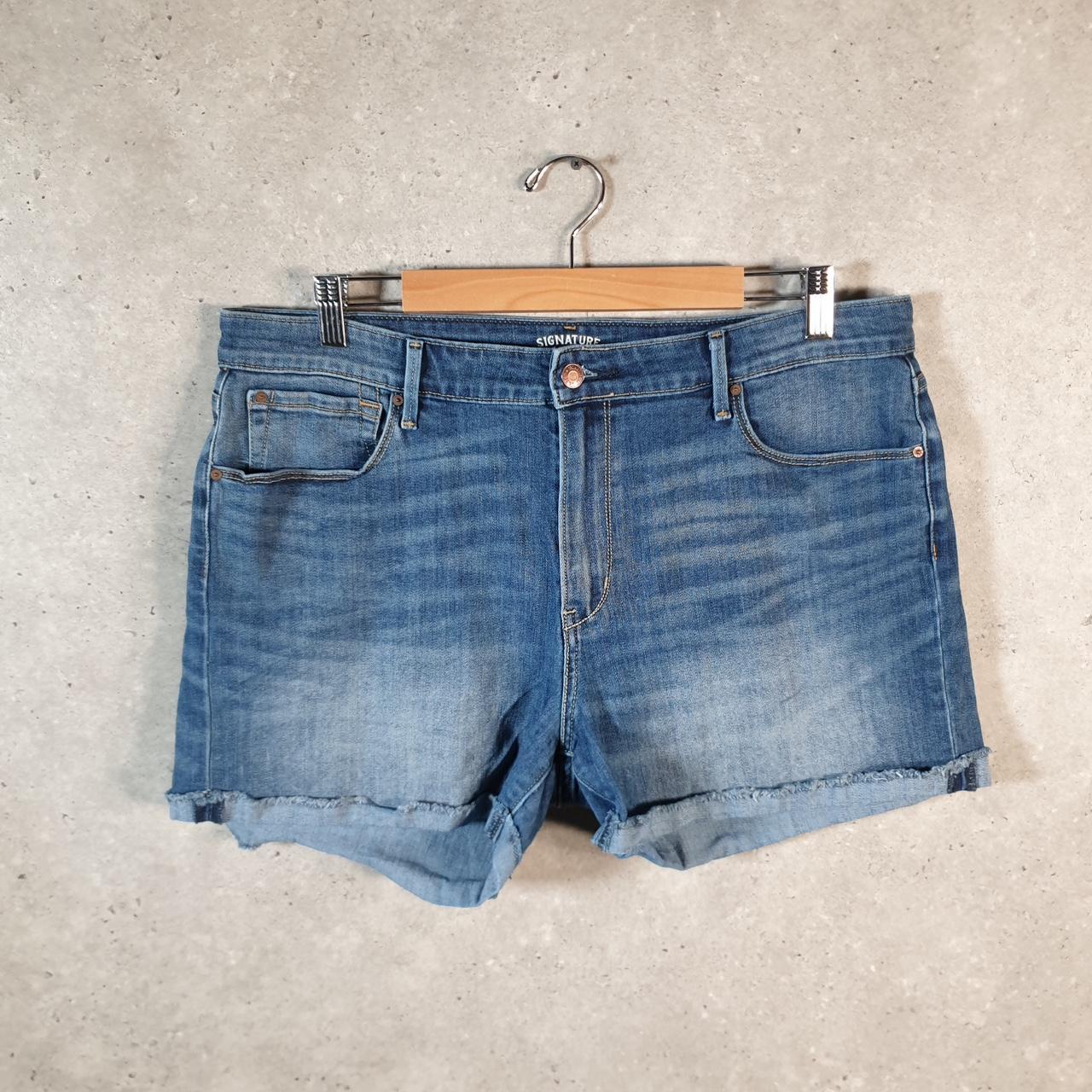 Vintage Levi’s Baggy Shorts Jorts Cargo Womens W33 Blue relaxed Denim
