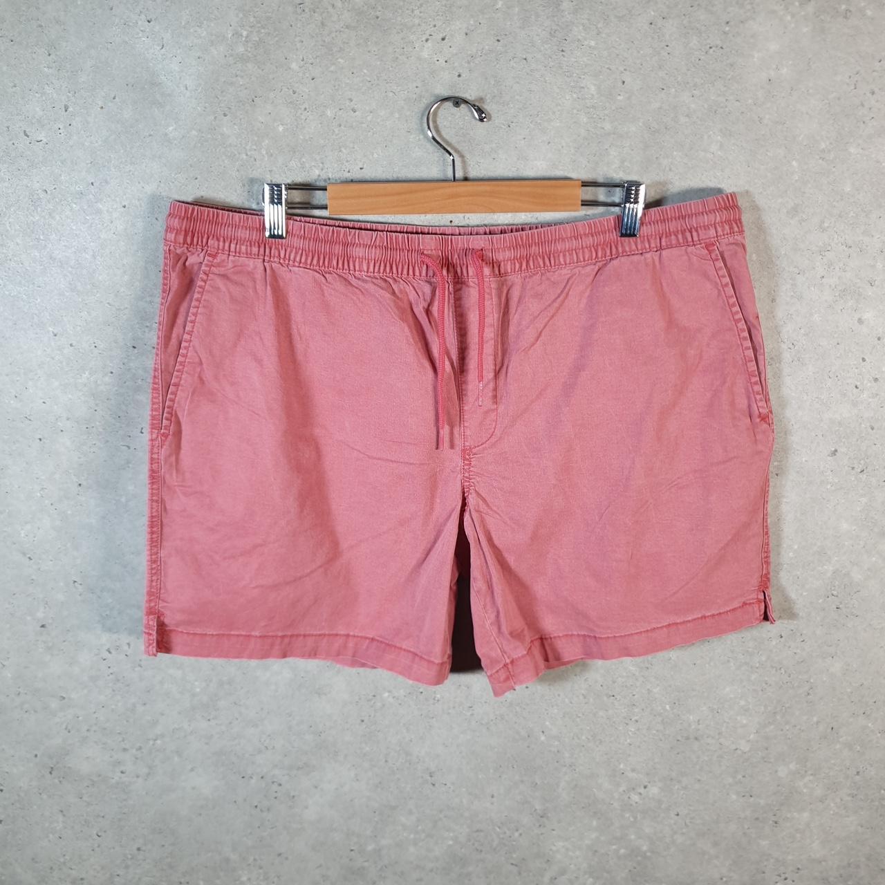 Vintage Izod Shorts Jorts Cargo Womens 2XL Pink Chino Pockets Baggy Cotton