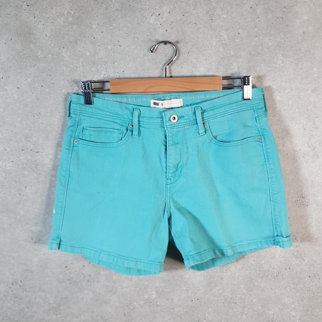 Vintage Levi’s Baggy Shorts Jorts Cargo Womens W29 Blue relaxed Denim