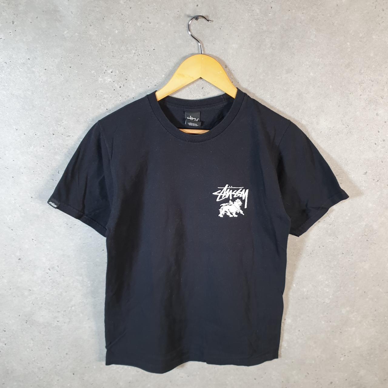 Vintage Stussy Jamaica T Shirt Men’s Small Black Graphic Short Sleeve