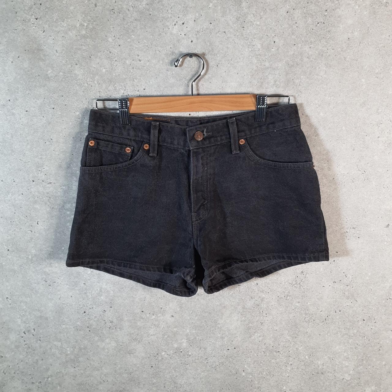 Vintage Levi’s 511 Baggy Shorts Jorts Cargo Womens W30 Grey Relaxed Denim A4218