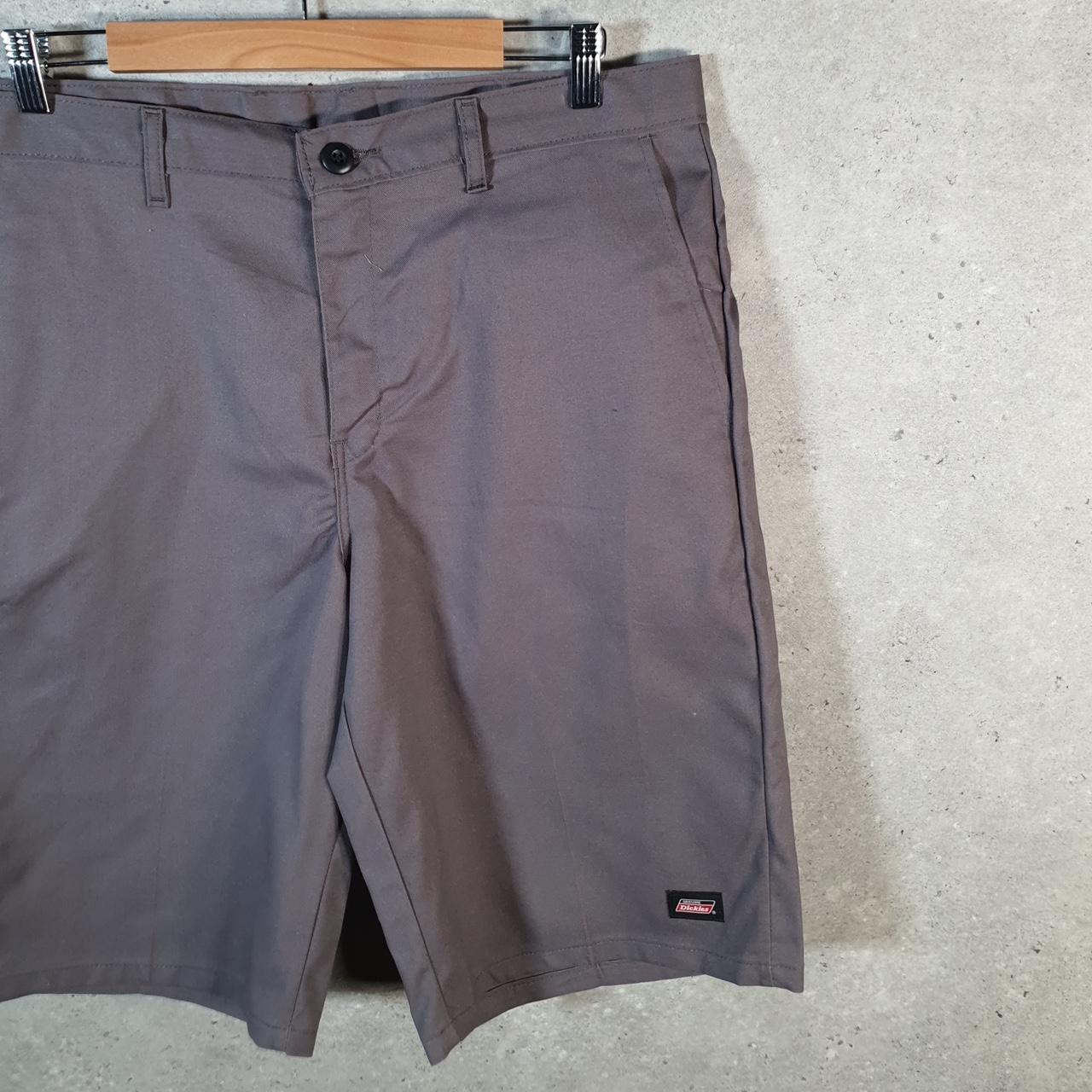 Vintage Dickies Baggy Chino Shorts Jorts Cargo Mens W36 Grey Regular Fit