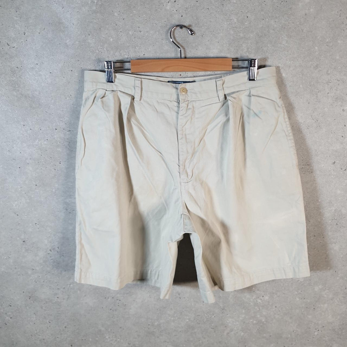 Vintage Ralph Lauren Polo Shorts Jorts Chino Cargo Men’s W36 Brown Baggy Cotton