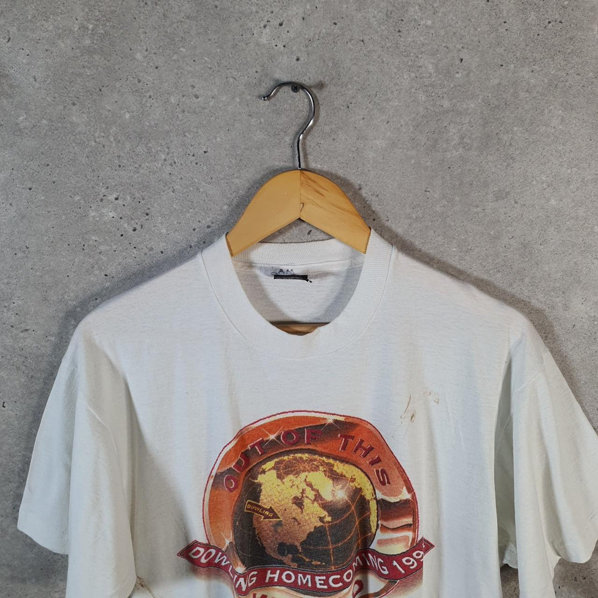 Vintage Screen Stars Best Dowling Homecoming 1994 USA Single Stitch T Shirt Men’s XL White Big Fish Vintage