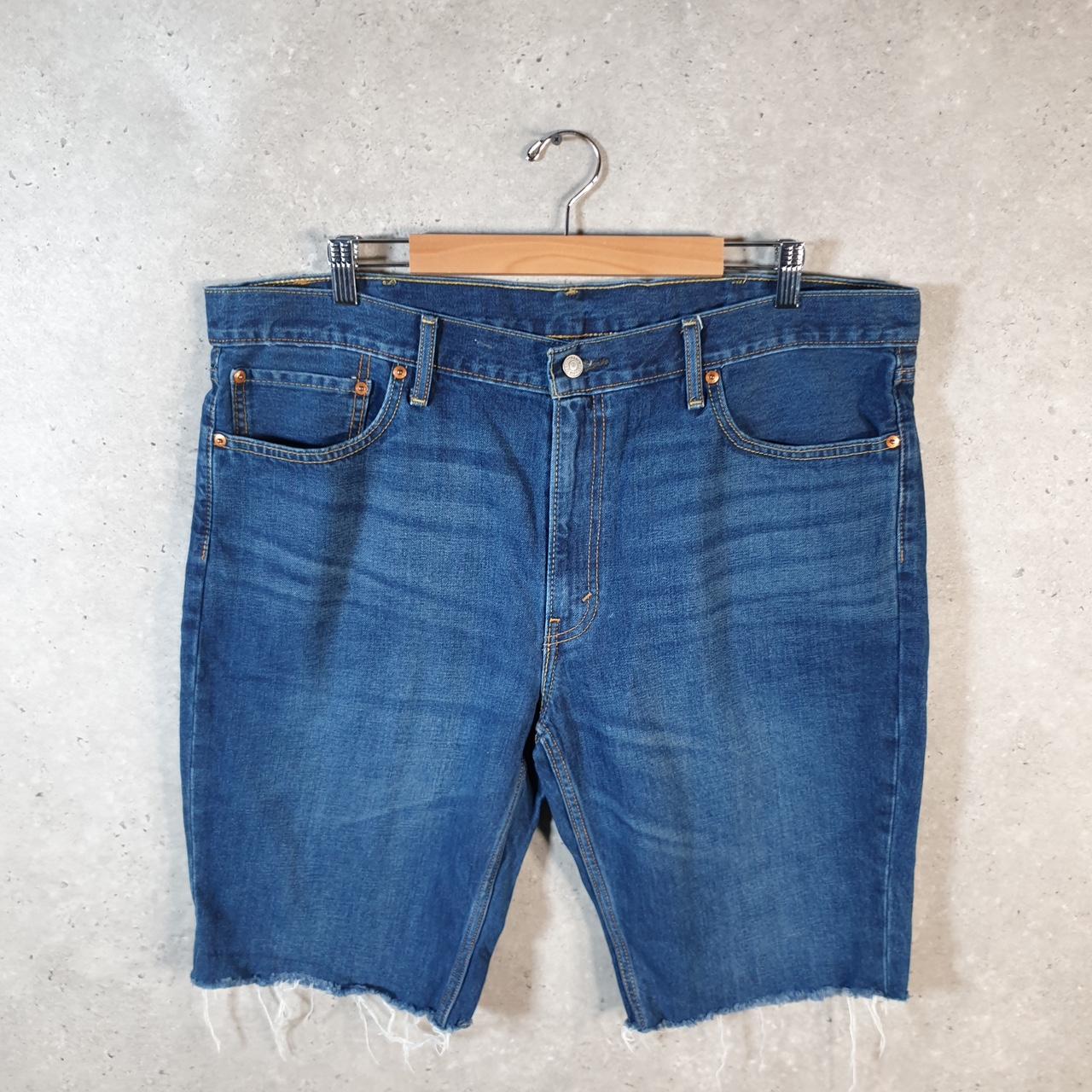 Vintage Levi’s 511 Baggy Shorts Jorts Cargo Mens W40 Blue Relaxed Denim