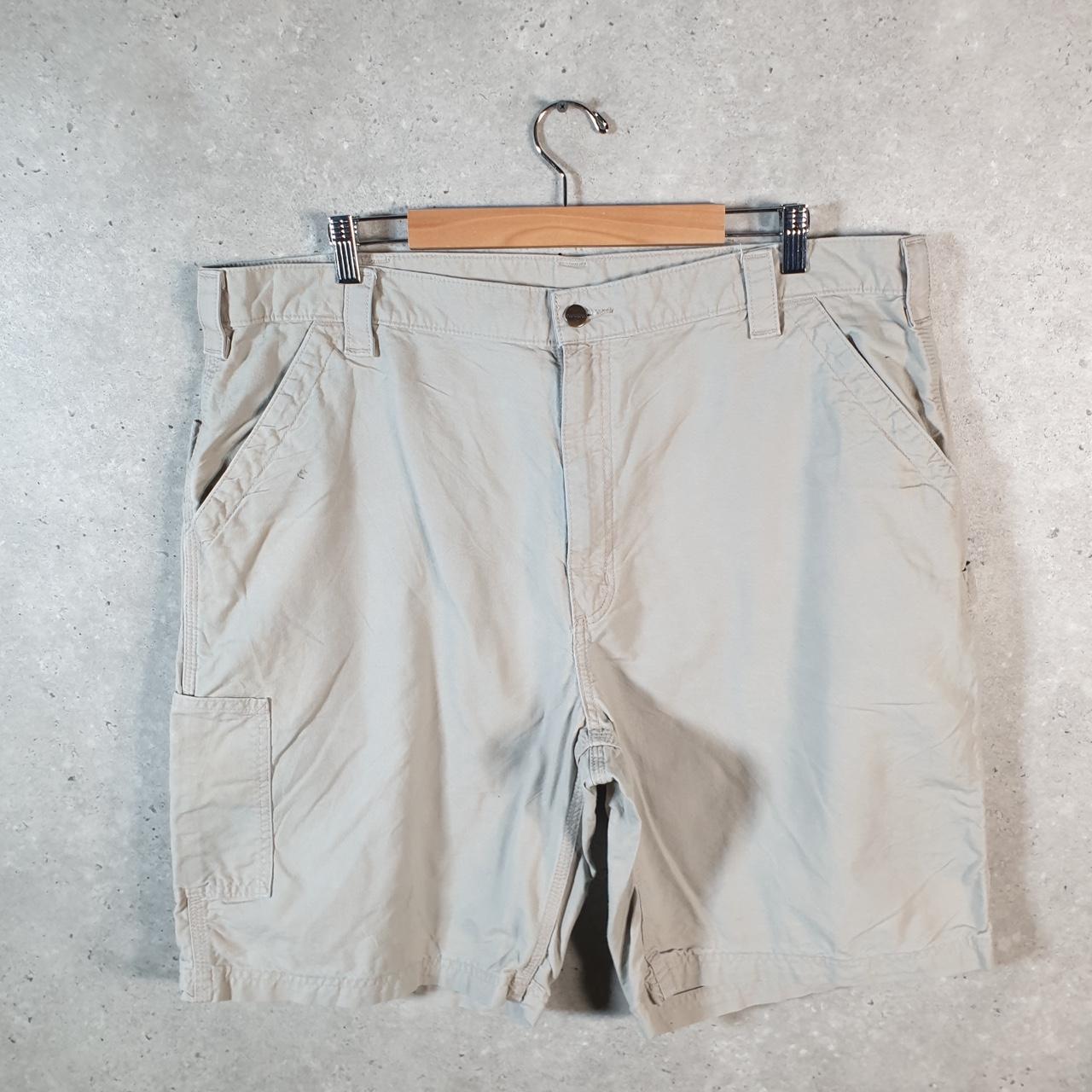 Vintage Carhartt Baggy Carpenter Shorts Jorts Cargo Men’s W42 Brown Original Fit Workwear