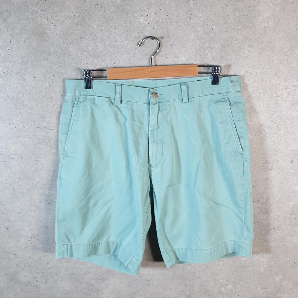 Vintage Ralph Lauren Polo Shorts Jorts Chino Cargo Men’s W35 Blue Baggy Cotton