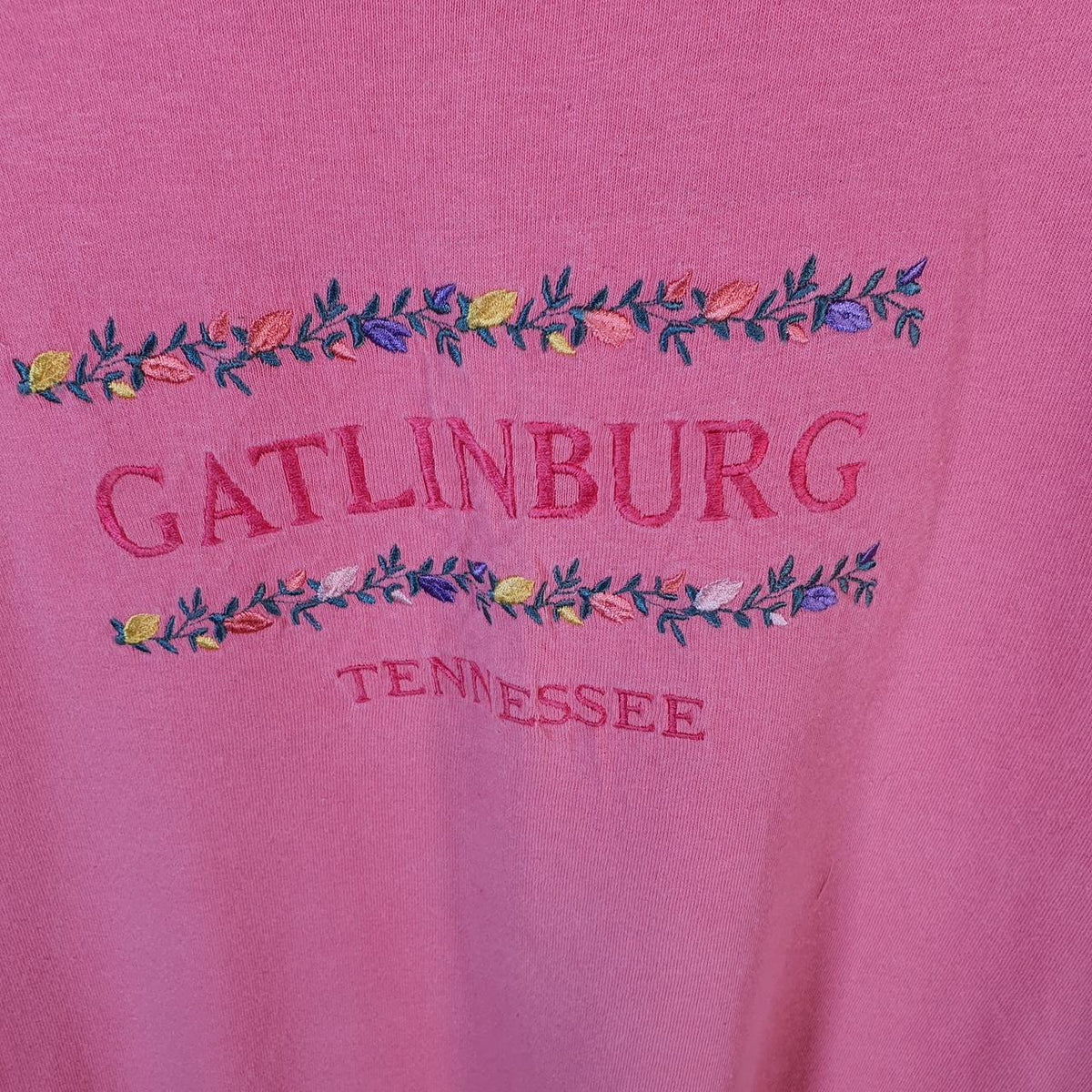 Vintage Anvil Gatlinburg Tennessee 90s USA Single Stitch T Shirt Men’s XL Pink