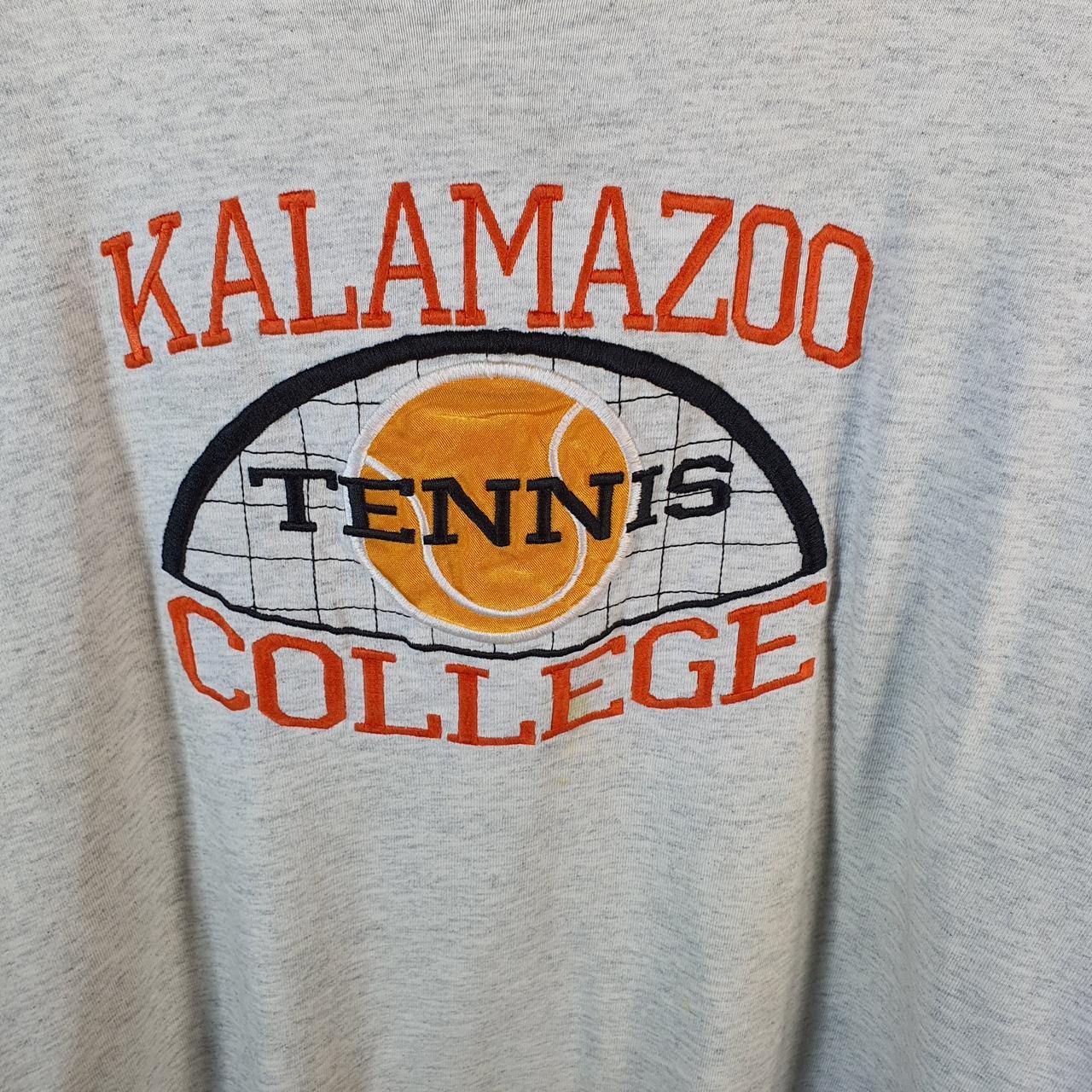 Vintage Top Threads Kalamazoo Tennis 90s USA Single Stitch T Shirt Men’s Medium Grey