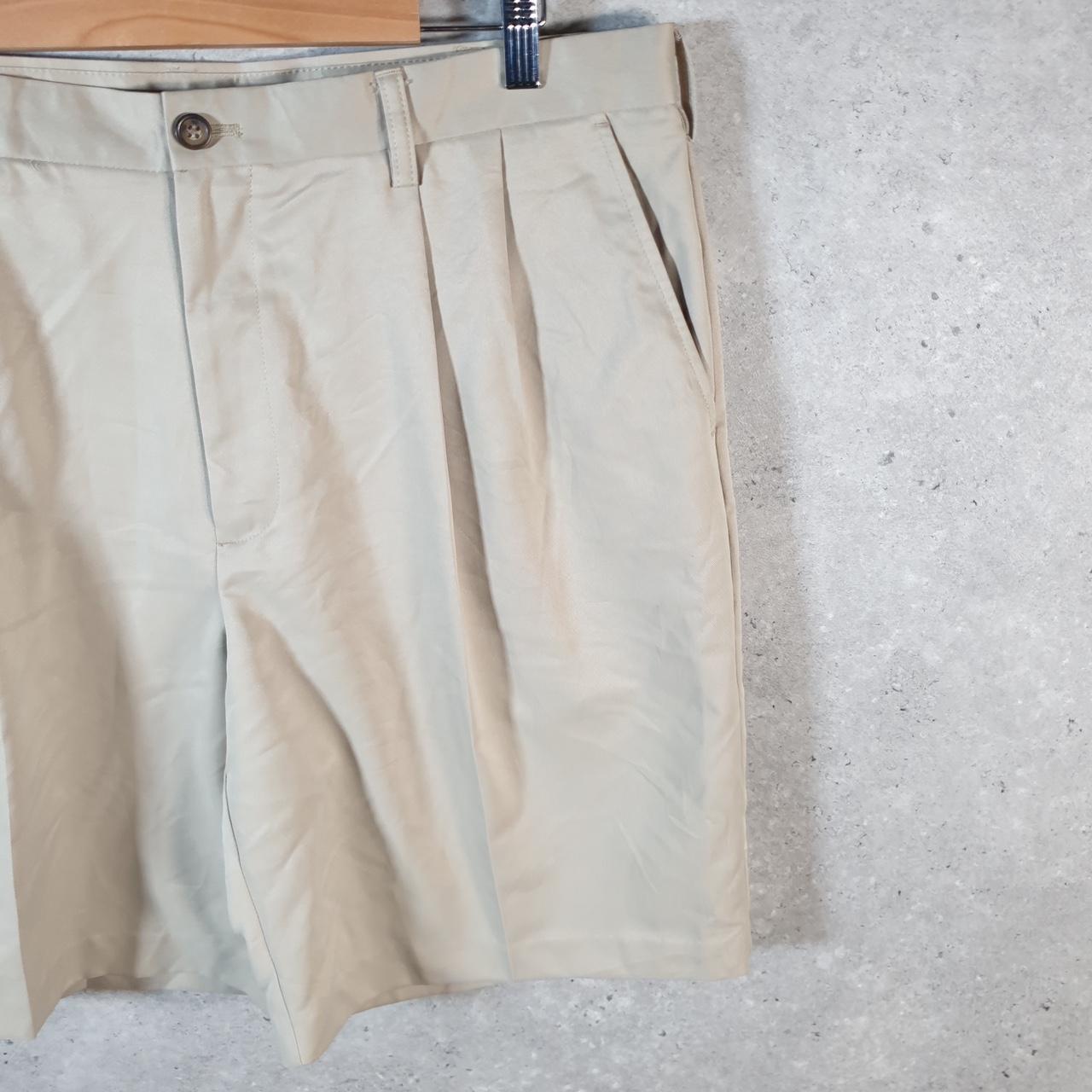 Vintage Izod Golf Chino Shorts Jorts Cargo Men’s W38 Brown Baggy Cotton