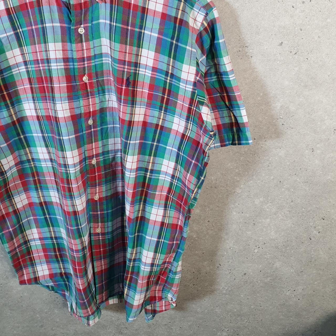 Vintage Ralph Lauren Button Down Shirt Men’s Medium Blue Blake Fit Cotton Pony