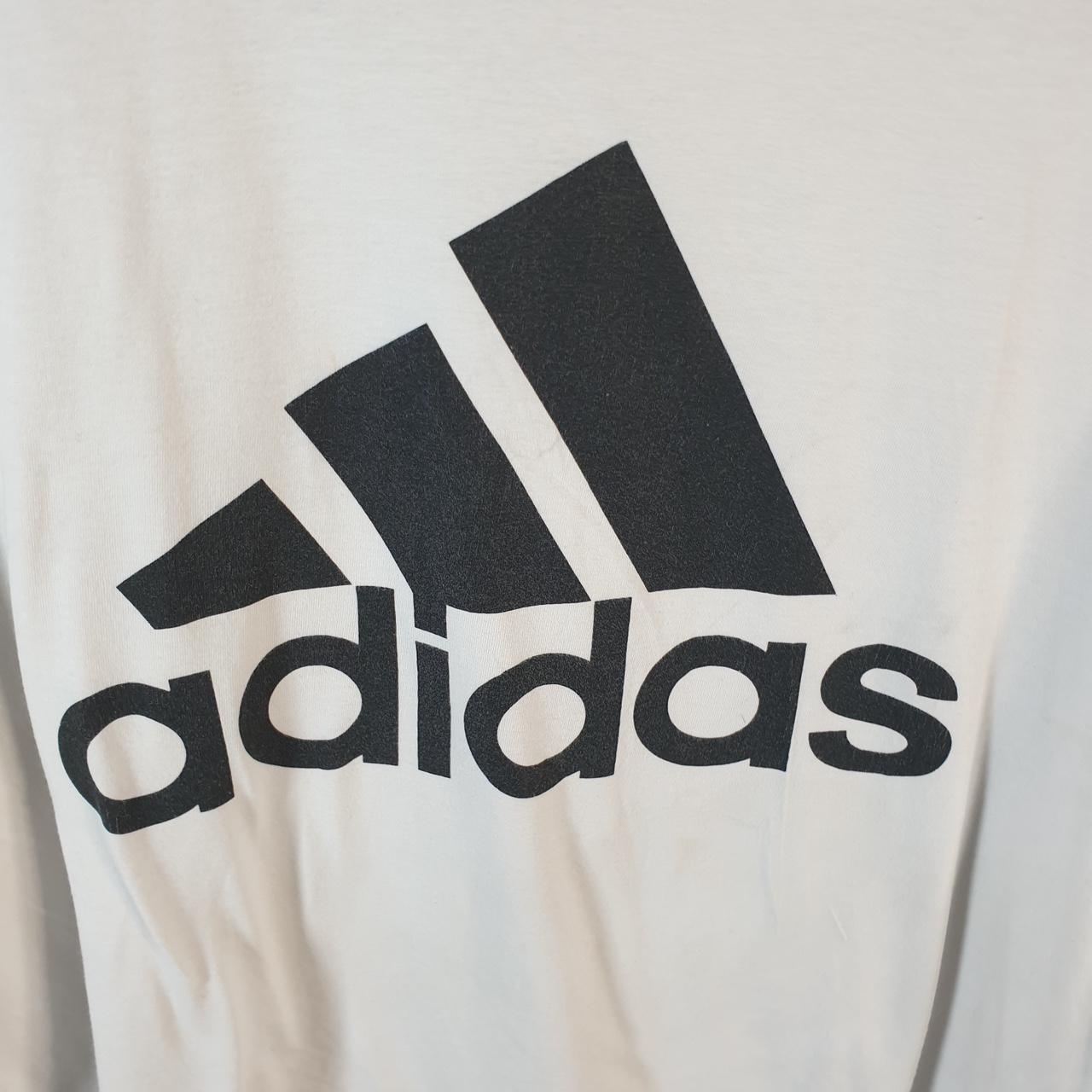 Vintage Adidas Golf Spellout T Shirt Men’s Large White Three Stripes Athletic
