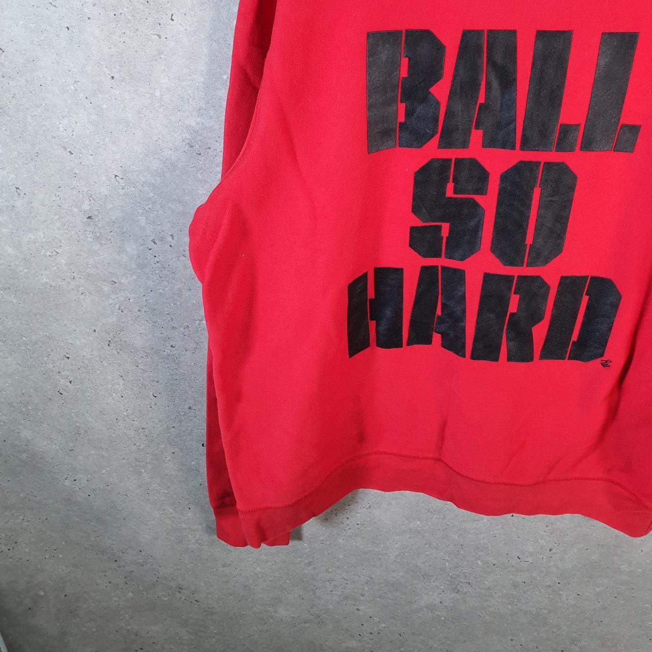Vintage Rocawear Ball So Hard Sweatshirt Mens 2XL Red Pullover USA