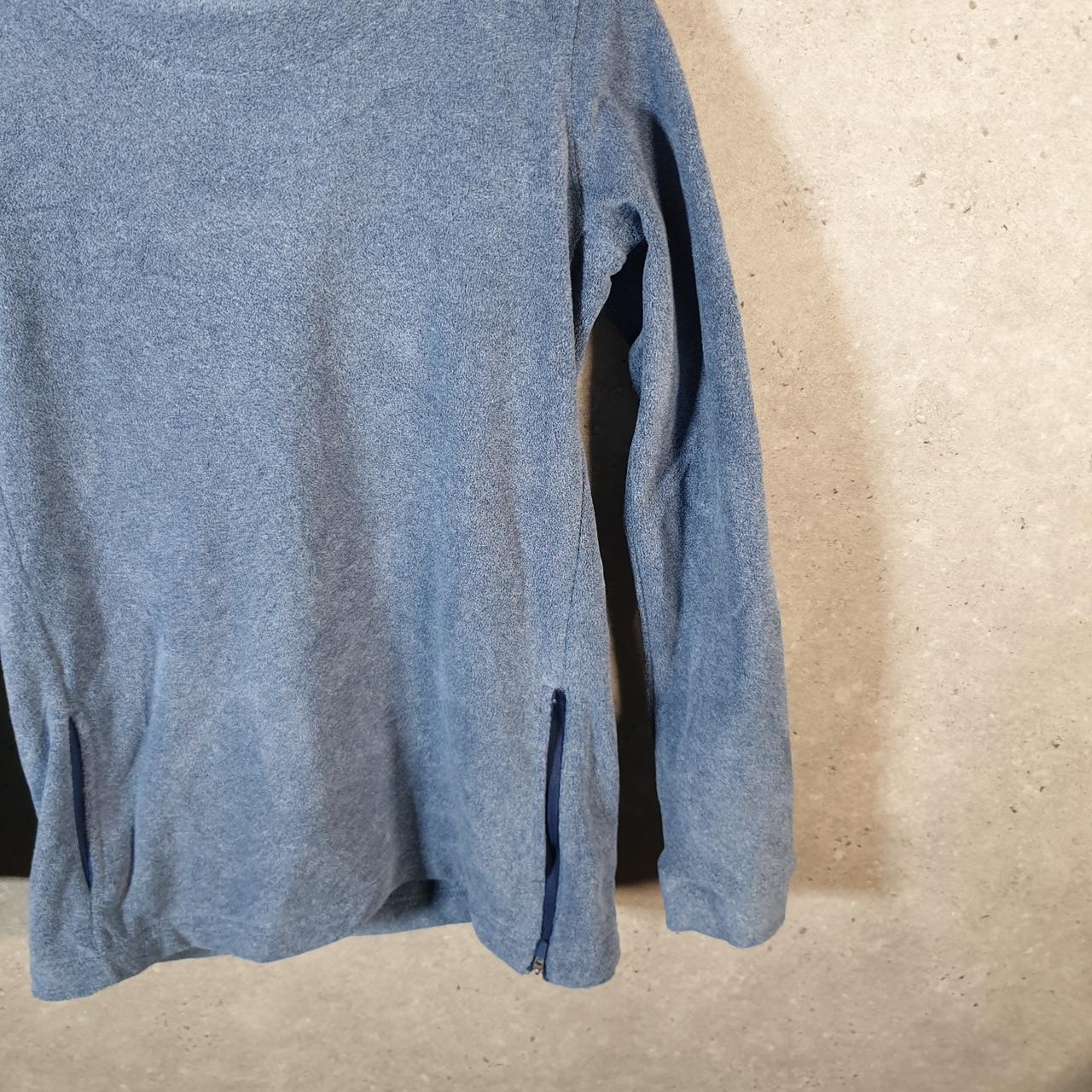 Vintage Nike Dri Fit fleece Sweatshirt Womens XS Blue Swoosh Y2K Pullover