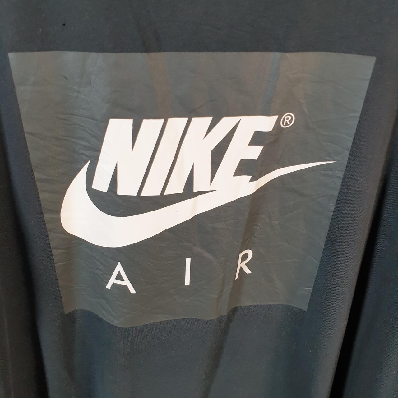 Vintage Nike Air Spellout T Shirt Men’s Medium Black Logo Swoosh Athletic