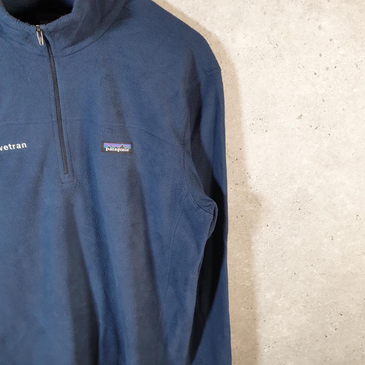 Vintage Patagonia Better Sweater 1/4 Zip Pullover Sweatshirt Mens Large Navy Blue