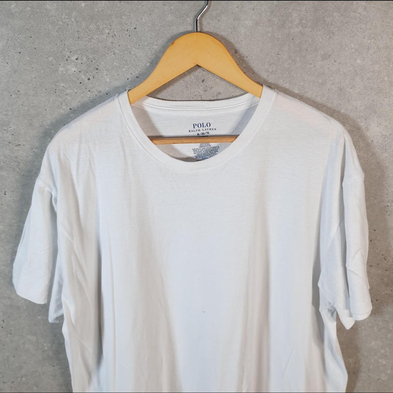 Vintage Ralph Lauren Polo Sport T Shirt Men’s XL White Classic Fit Embroidered Pony C9164