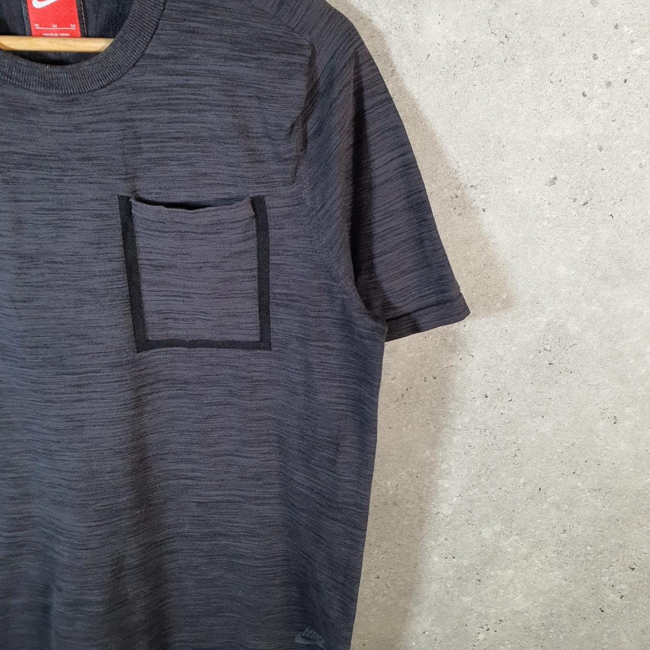 Vintage Nike Tech Fleece Club Graphic T Shirt Men’s Medium Black Swoosh Athletic