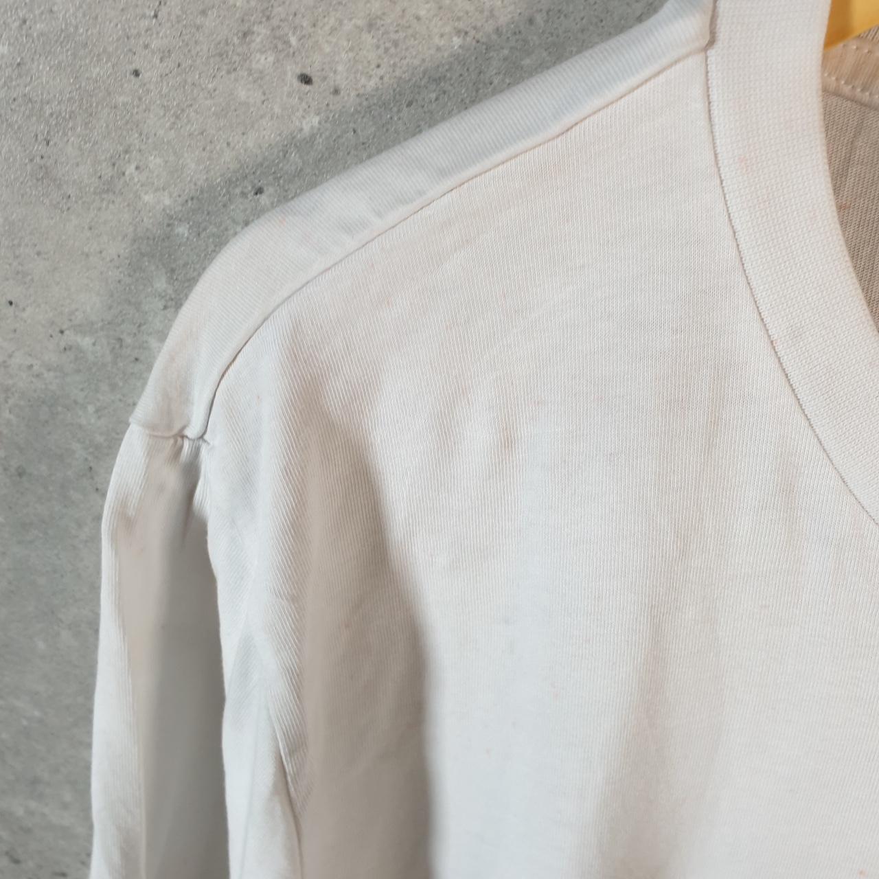 Vintage Adidas End Plastic White T Shirt Mens XL White Three Stripes Logo Athletic