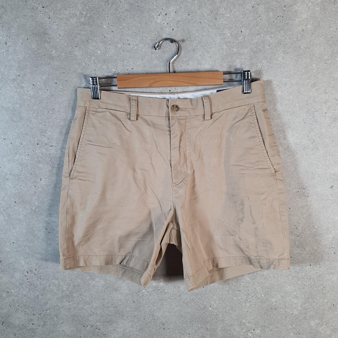 Vintage Ralph Lauren Polo Shorts Jorts Cargo Men’s W31 Beige Baggy Cotton A4654