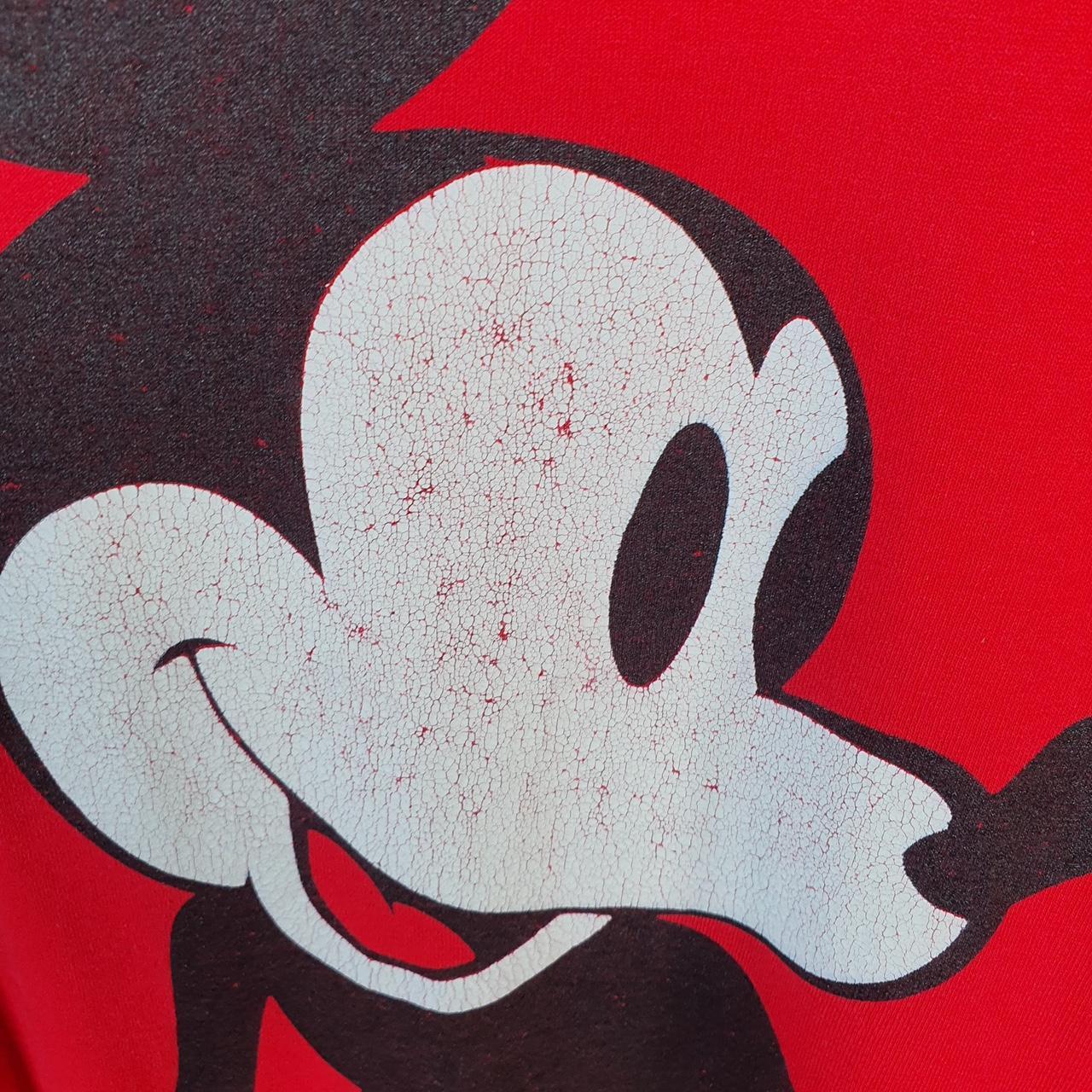 Vintage Disney Mickey Mouse 90s Graphic USA Single Stitch T Shirt Men’s 3XL Red