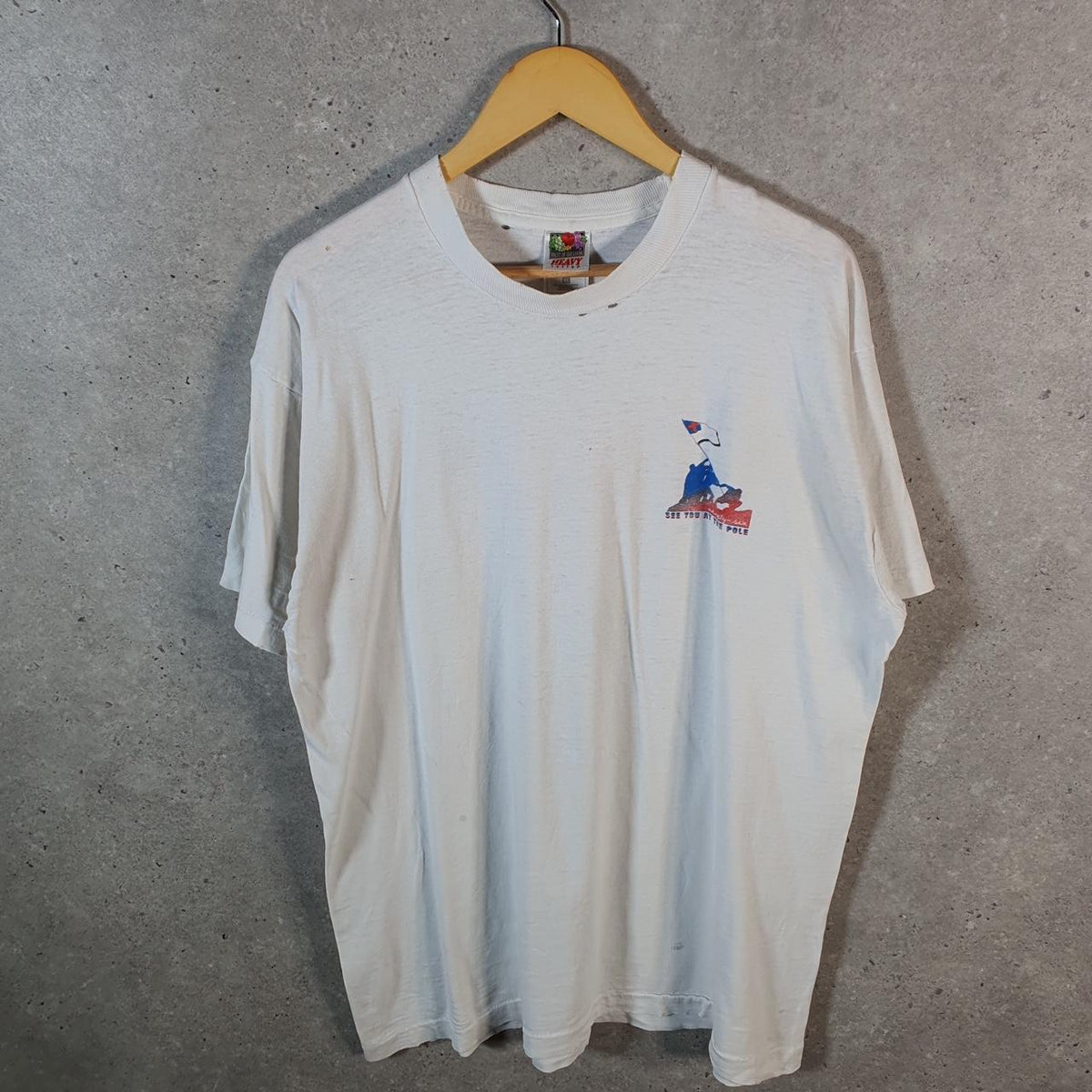 Vintage Fruit of the Loom 1996 See you At The Pole USA Single Stitch T Shirt Men’s XL White