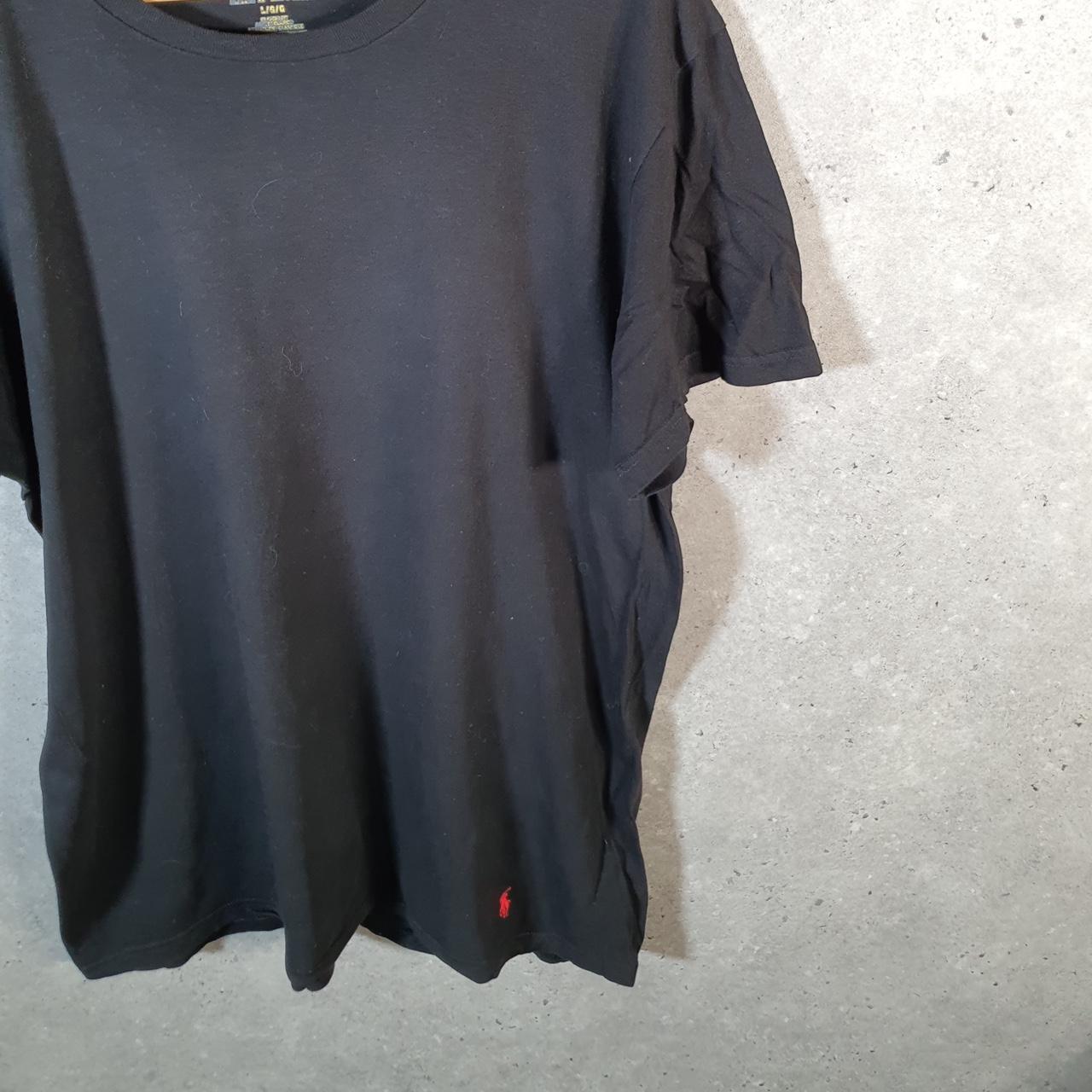 Vintage Ralph Lauren Polo T Shirt Men’s Large Black Classic Fit Pony