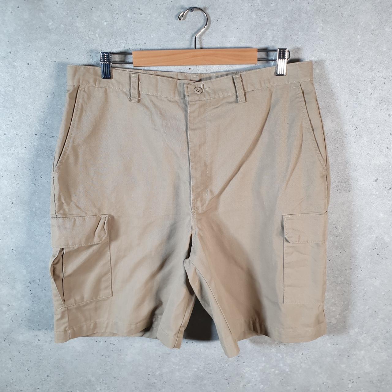 Vintage Red Kap Chino Shorts Jorts Cargo Men’s W38 Brown Baggy Cotton