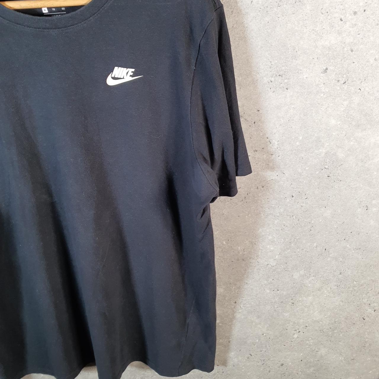 Vintage Nike Dri Fit Spellout T Shirt Men’s XL Black Logo Swoosh Athletic