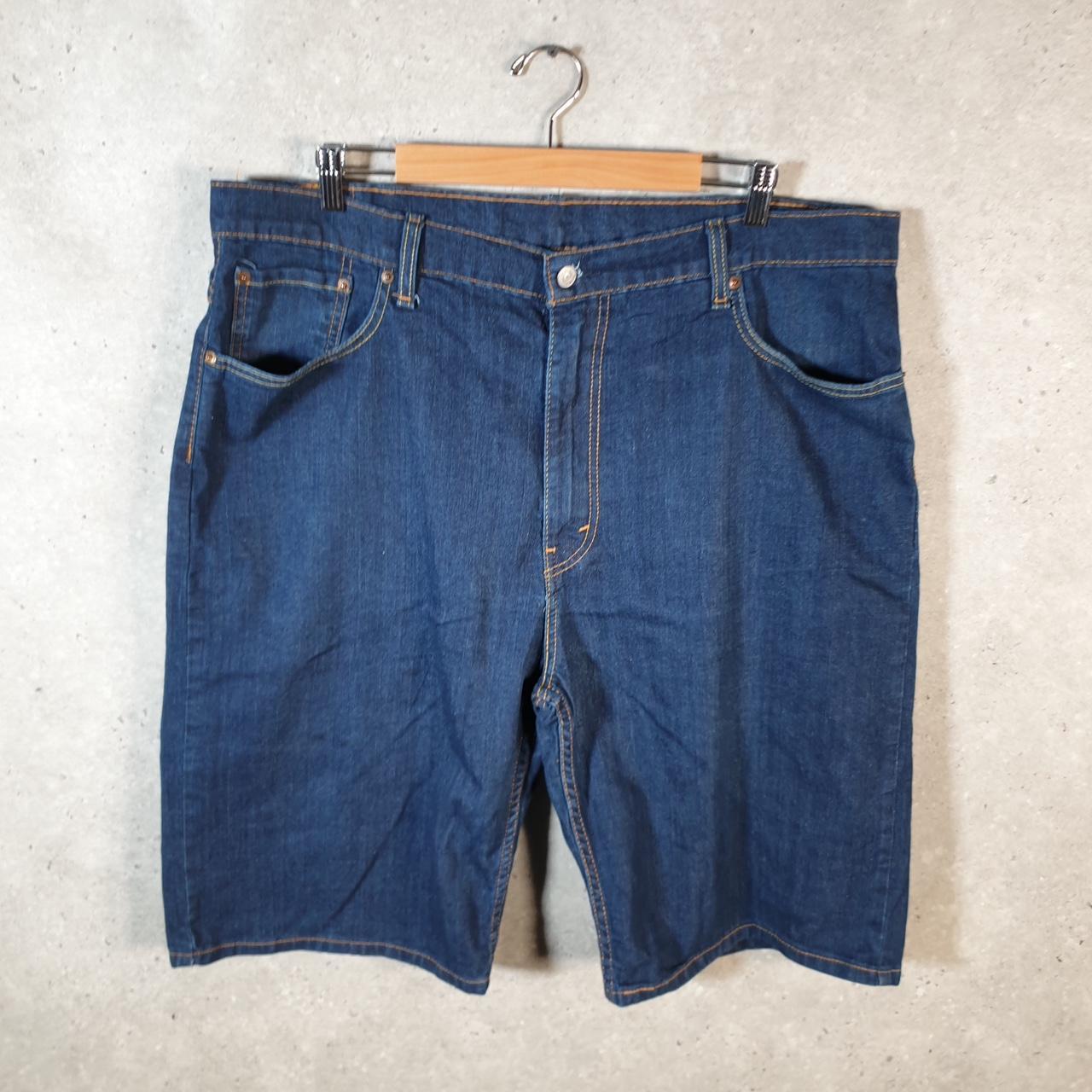 Vintage Levi’s 569 Baggy Shorts Jorts Cargo Men’s W40 Blue Relaxed Denim