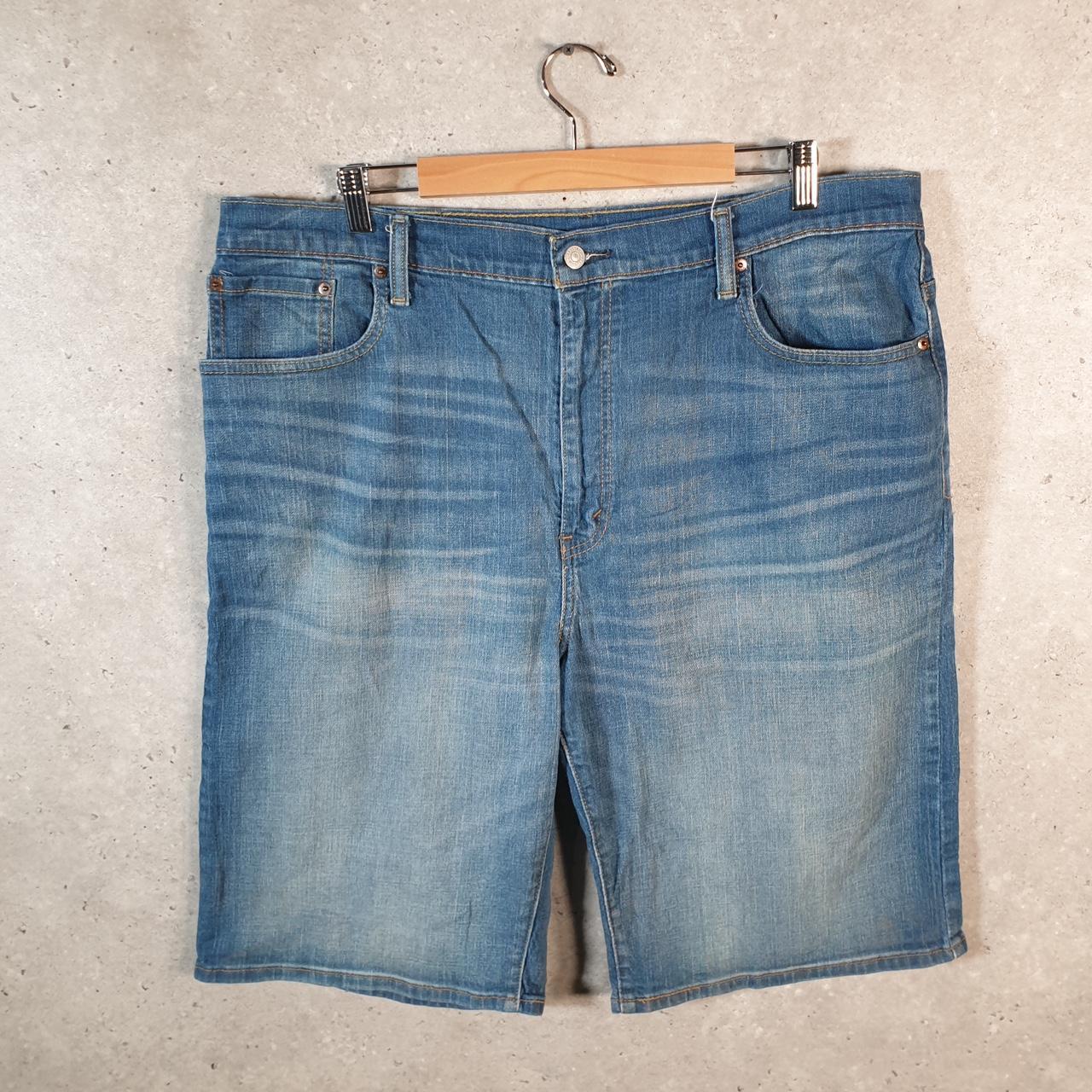 Vintage Levi’s 569 Baggy Shorts Jorts Cargo Men’s W40 Blue Relaxed Denim