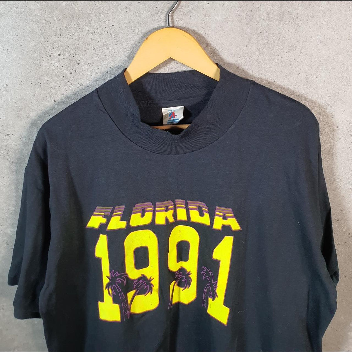 Vintage Albatross Florida 1991  90s USA Single Stitch T Shirt Men’s XL Black