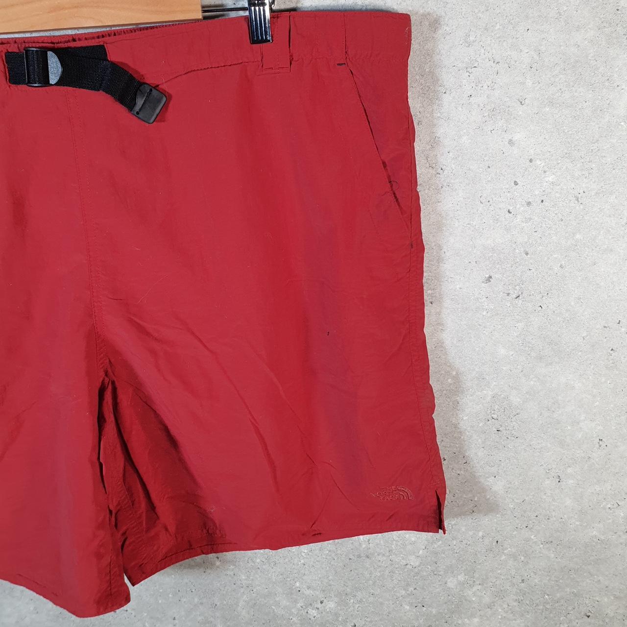 Vintage The North Face TNF Shorts Jorts Chino Cargo Men’s XL Red Baggy Cotton