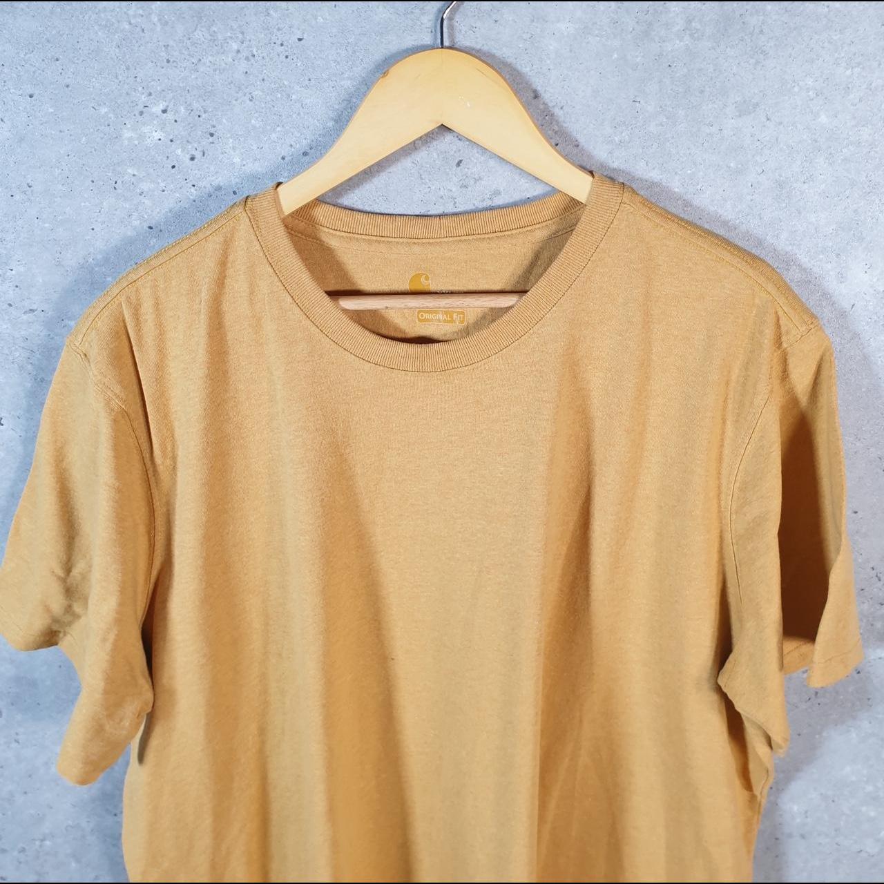 Vintage Carhartt Pocket T Shirt Womens 2XL Orange Workwear Chore Utility Original Fit C9193