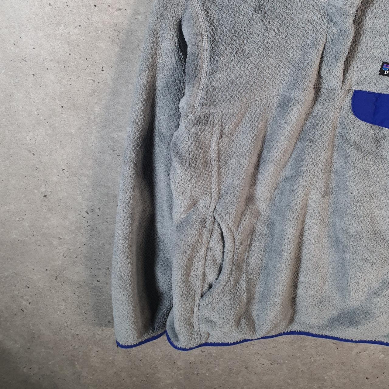 Vintage Patagonia Re Tool Half T-Snap Fleece Pullover Sweatshirt Womens Medium Grey