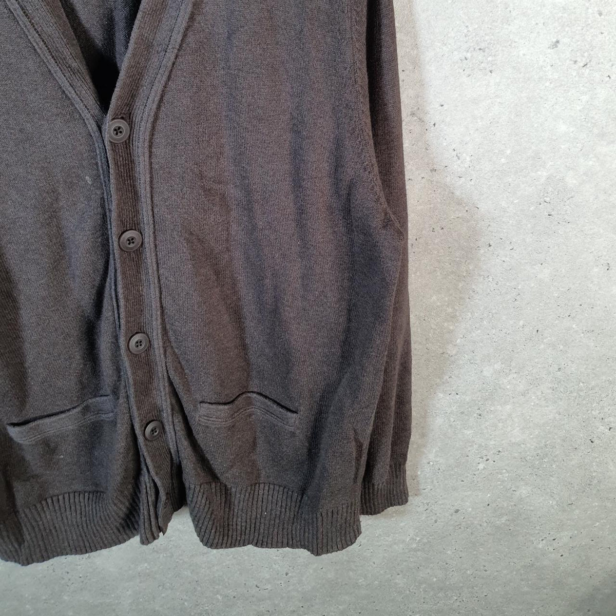 Vintage Eddie Bauer Knit Cardigan Sweater Men’s Large Brown Y2K Button Up