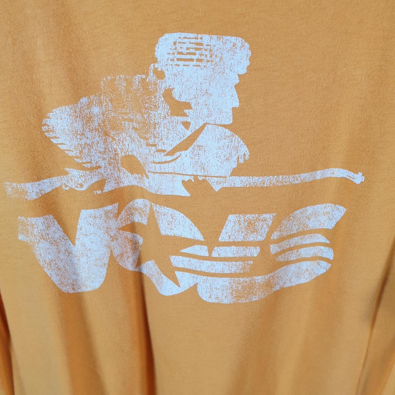 Vintage Adidas Pro Sport Trefoil Retro T Shirt Men’s Large Orange Logo Athletic